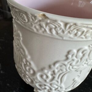 Disney Mary Poppins Parrot Cream and Pink Embossed Mug